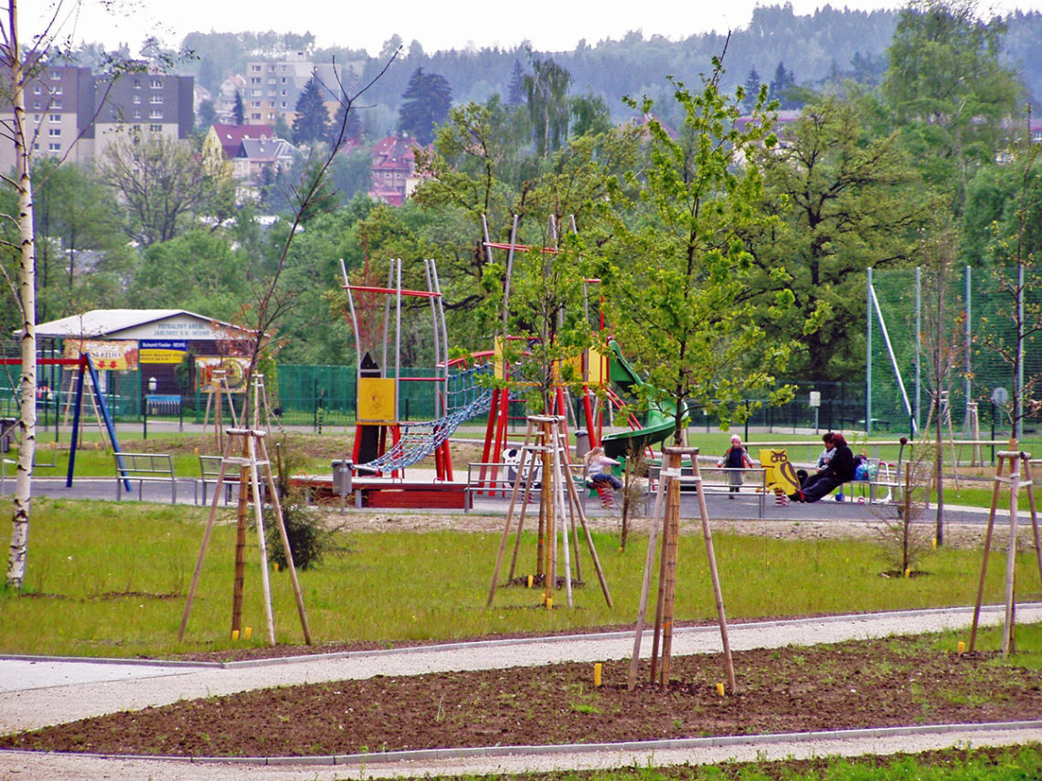 Area of ​​leisure activities Jablonec nad Nisou